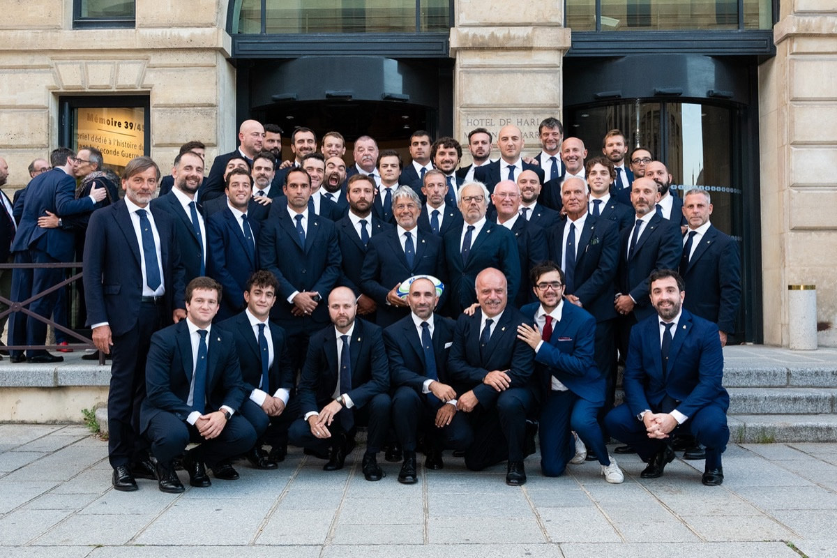 La squadra dell'Unione Avvocati Rugbysti